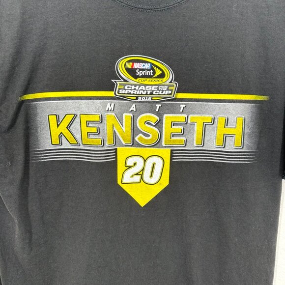 Nascar Black Graphic Tee Shirt Matt Kenseth Dollar General‎ Racing Tee Men's Med - Picture 2 of 5